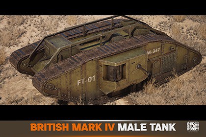 British Mark IV Male Tank