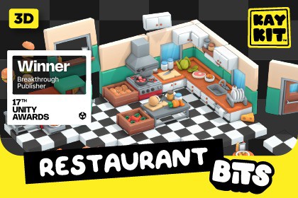 KayKit - Restaurant Bits (for Unity)