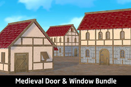 MAR-Medieval Door & Window Customization Bundle