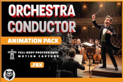 Orchestra Conductor Animation Pack