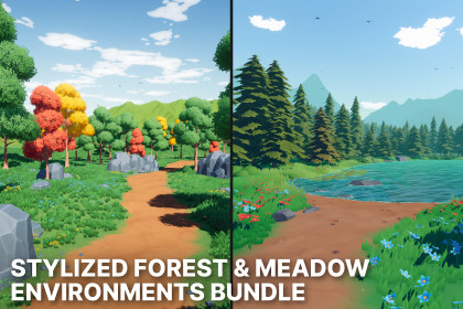 Stylized Forest & Meadow Environments Bundle