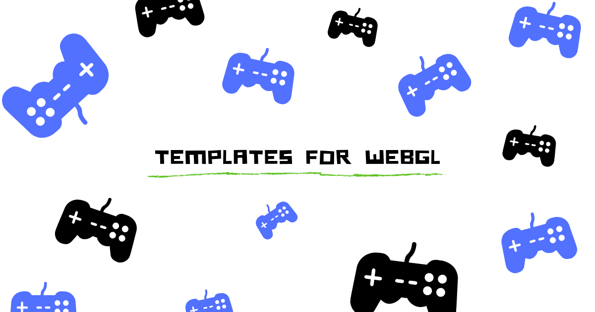 Templates for WebGL Game Toolkits Unity Asset Store