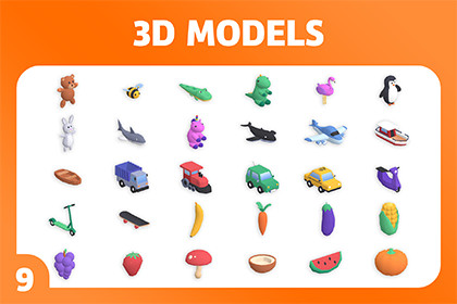 Low Poly Toys | 3D Models