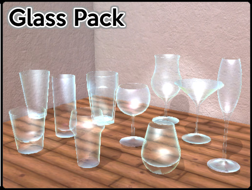 Glass Pack | 3D Furniture | Unity Asset Store