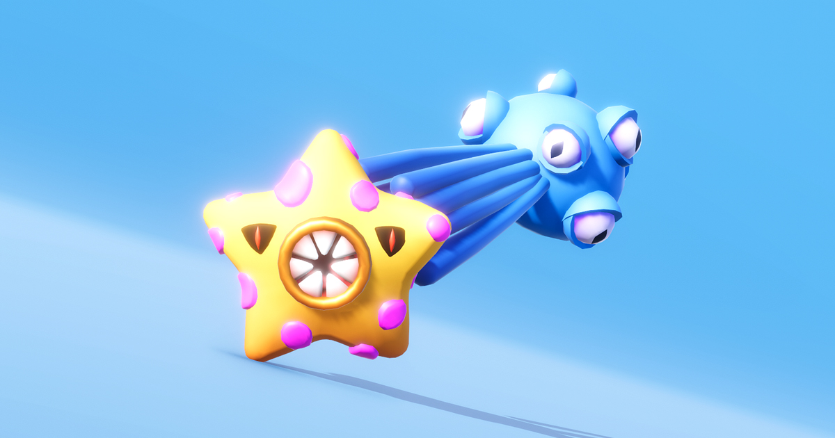 Rpg Monster Couple Pbr Polyart 3d Creatures Unity Asset Store