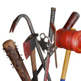 Melee Weapons Pack (Normal and Bloody version)