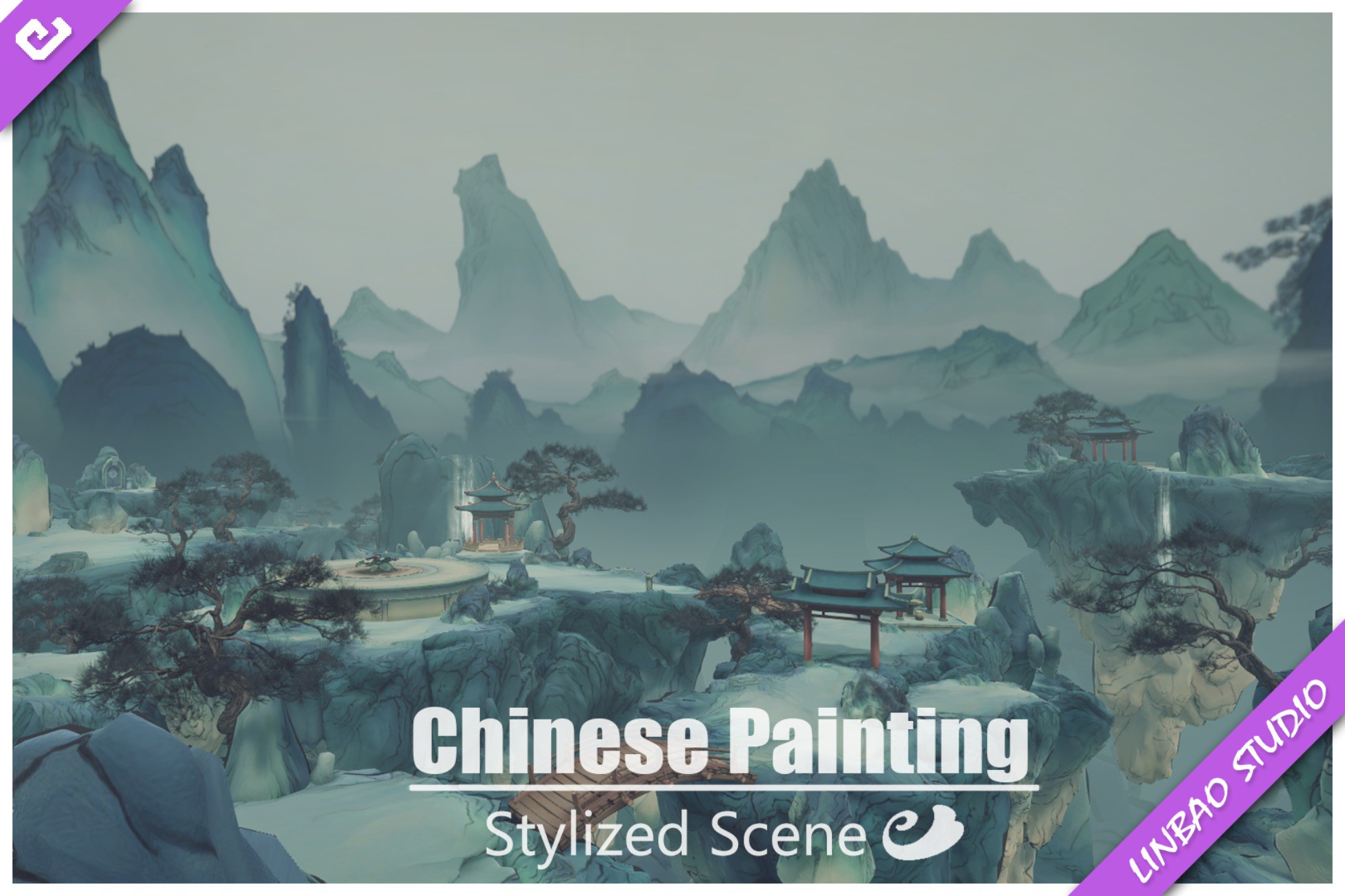 Chinese Ink Painting | 3D Environments | Unity Asset Store