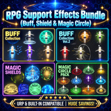 RPG Support Effects Bundle (Buff, Shield & Magic Circle)
