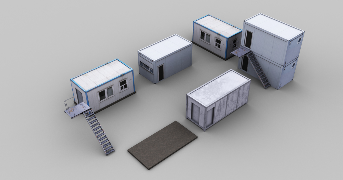 Office container pack1 | 3D 도시 | Unity Asset Store
