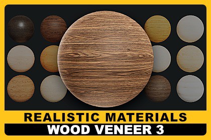 Realistic Materials - Wood Veneer 3