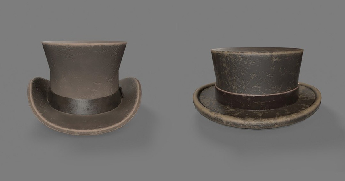 Vagabond Style Hats Pack | 3D Clothing | Unity Asset Store