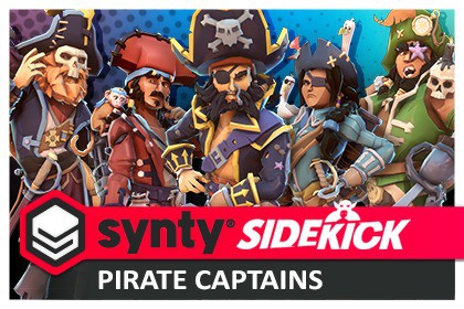 Pirate Captains – Sidekick Modular Characters by Synty