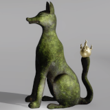 Japanese Ancient Stone Fox