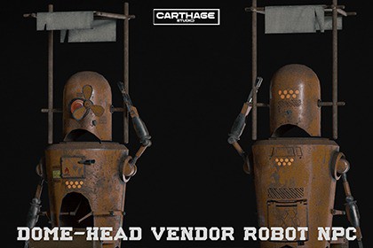 Dome-Head Vendor Robot NPC