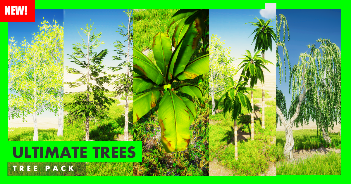 Realistic Trees Ultimate Pack | 3D Environments | Unity Asset Store