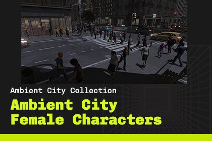 Ambient City Characters - Female