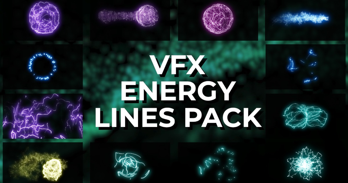VFX Energy Lines Pack (19.01) | 2D Textures & Materials | Unity Asset Store