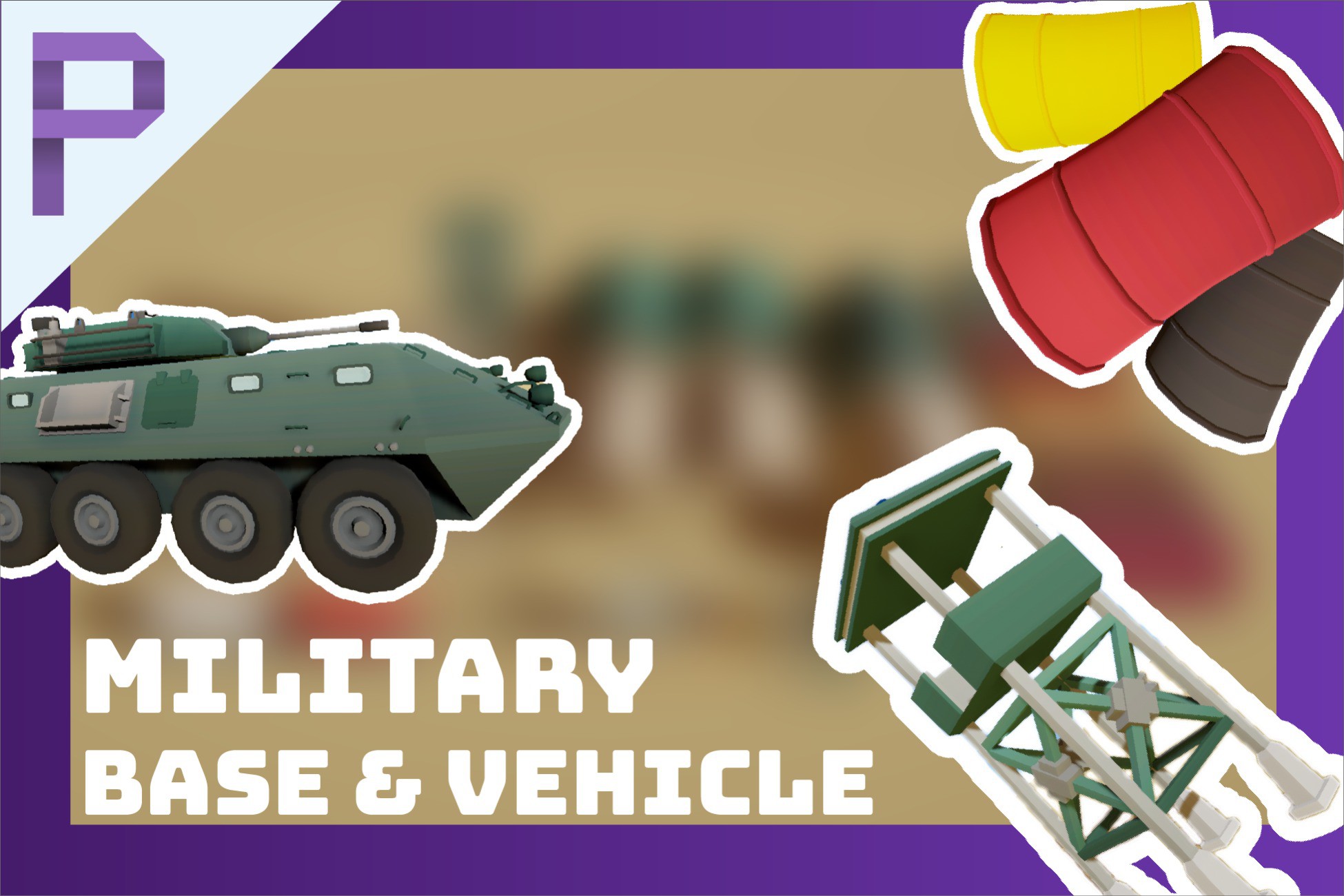 Pack - Military Base & Vehicles | 3D Environments | Unity Asset Store
