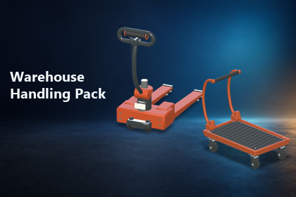 Warehouse Handling Pack - Pallet Jack and Platform Trolley