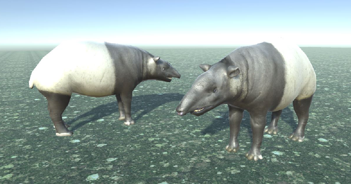 Tapir 角色 Unity Asset Store