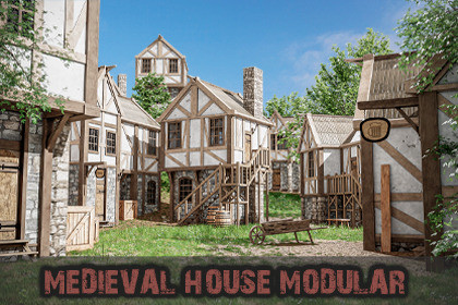 Medieval house modular full v2.0 - URP