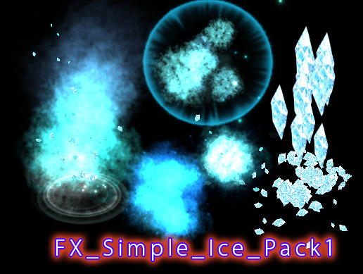 FX Simple Ice Pack1 | VFX Particles | Unity Asset Store