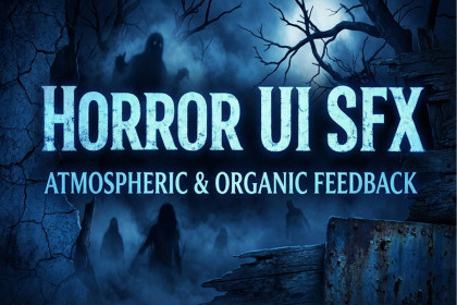 Horror UI SFX – Atmospheric & Organic Feedback Pack