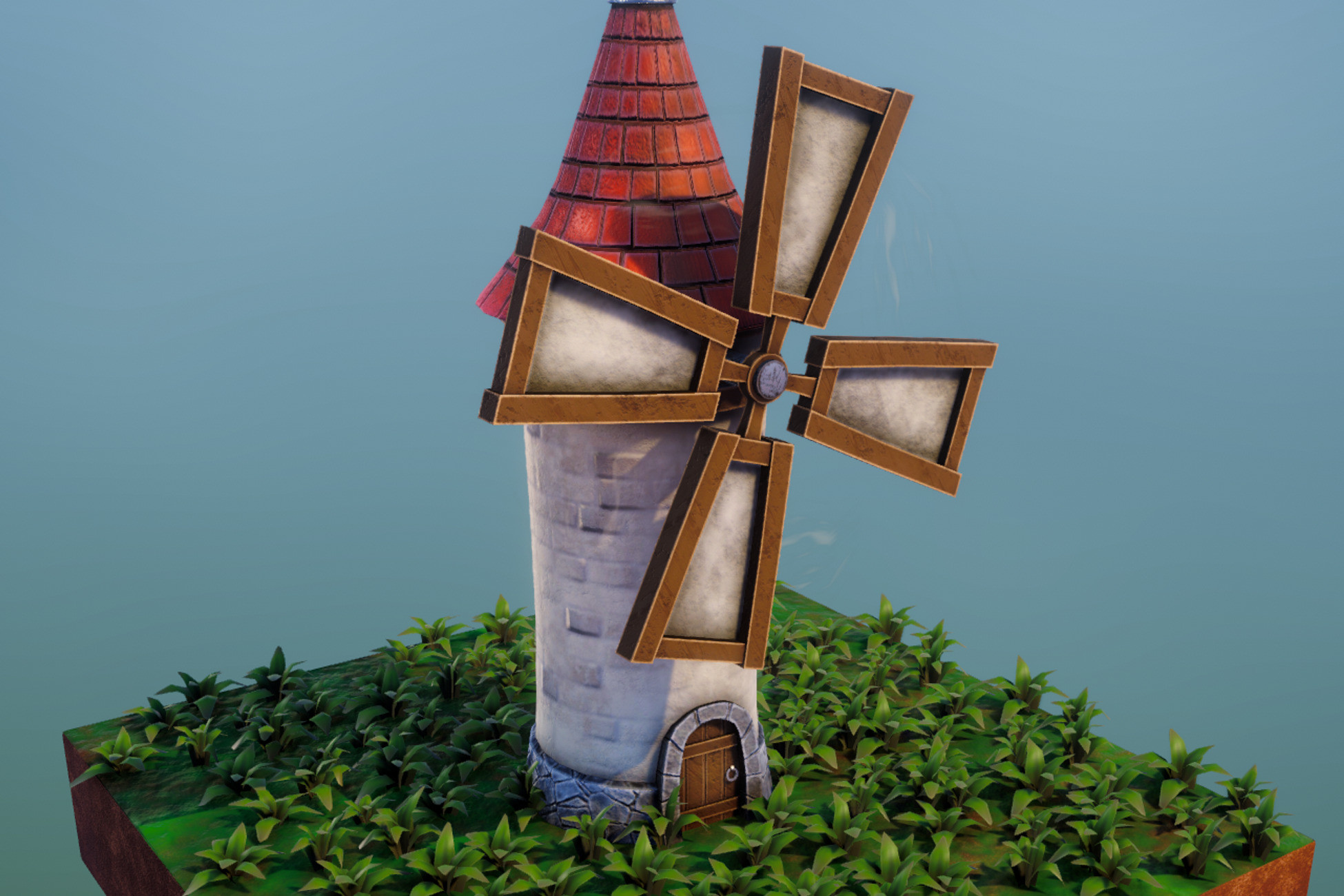 Stylized Wooden Windmill | 3D Props | Unity Asset Store