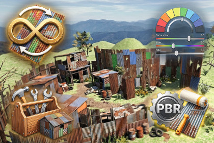 Infinite Corrugated Roof