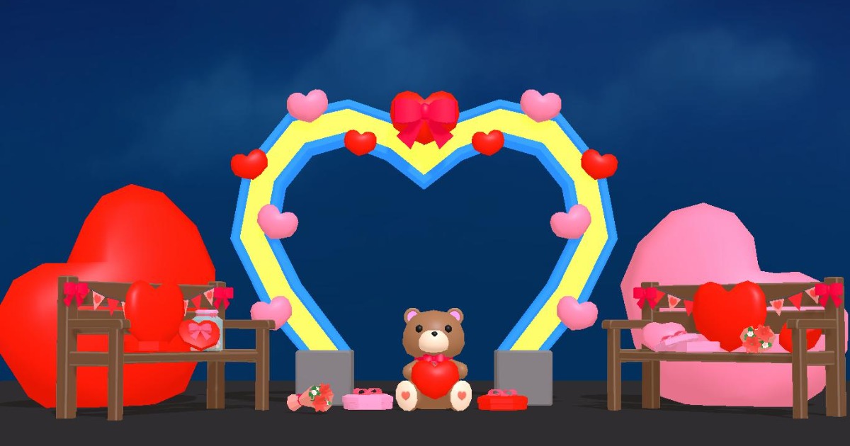 MAR-Low poly Valentine's Day