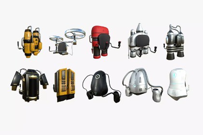 10 Jetpack Collection - 100 Texture Variations