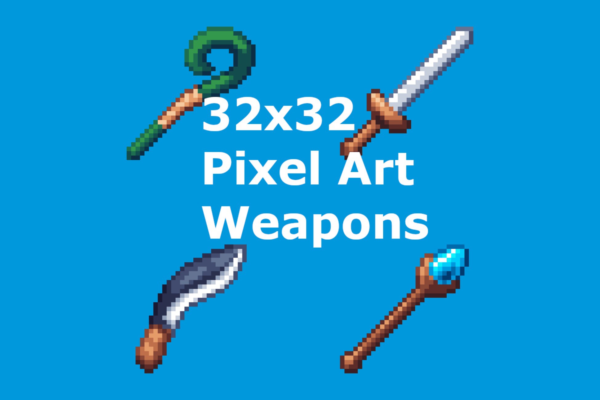 Pixel Art Weapon Icon (32x32) | 2D Icons | Unity Asset Store