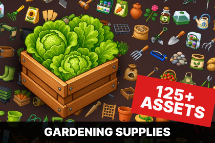 Gardening Horticulture Garden Tools Plants Greenhouse Farming Icons Pack