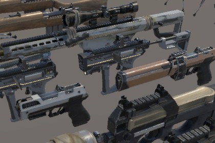 Weapons Pack - Modern Guns