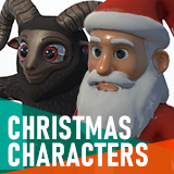 Santa Claus and Christmas characters