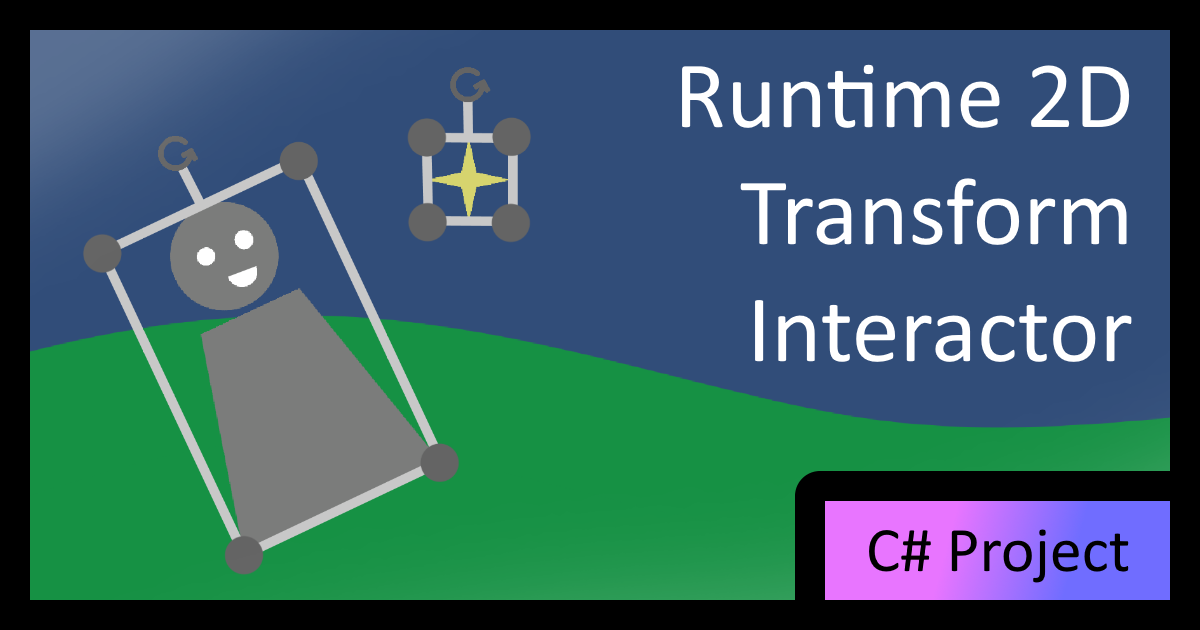 Transform Tools Unity Runtime 2D Transform Interactor | GUI Tools | Unity Asset Store
