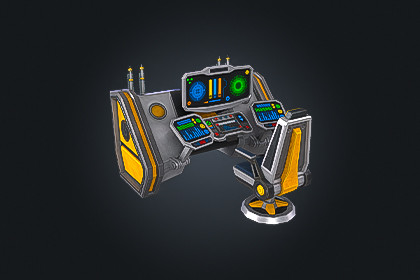 SCI-FI Console V1 – FTR Control | Game Ready PBR | Built-In & URP Compatible