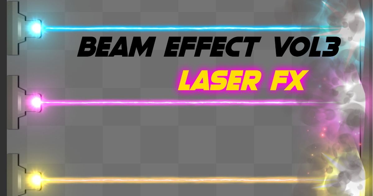 Beam Pro Unity Software Stylized Beam Effect Vol3 - Laser FX | 炎&爆裂 | Unity Asset Store