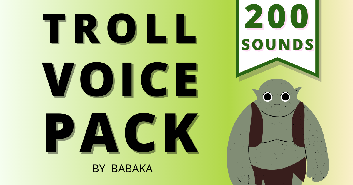 Troll Voices Pack | Voices Sound FX | Unity Asset Store