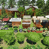 Backyard and Garden props