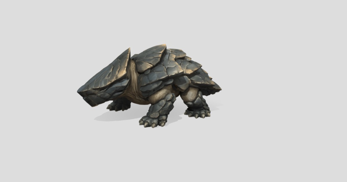 Primal Rocky - Stylized Rock Monster | 3D Creatures | Unity Asset Store