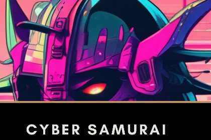 Cyber Samurai - Synthwave, Traditional Japanese, Industrial