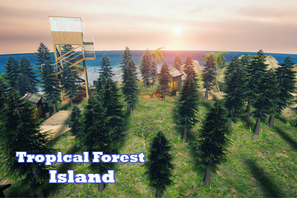 Tropical Forest Island (URP PIPELINE)