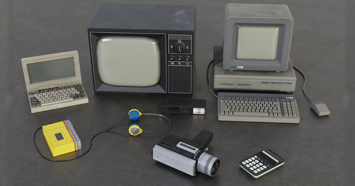 80s Electronics Pack 2 | 3D Electronics | Unity Asset Store