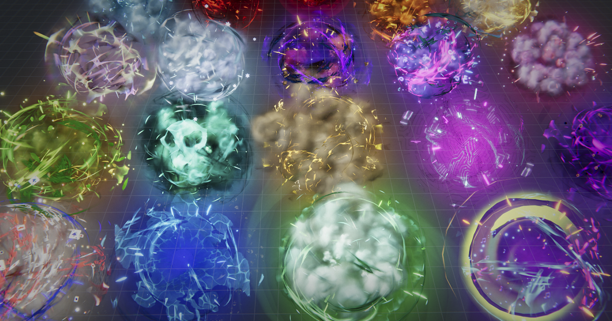 Stylized Explosions Attacks | Spells | Unity Asset Store