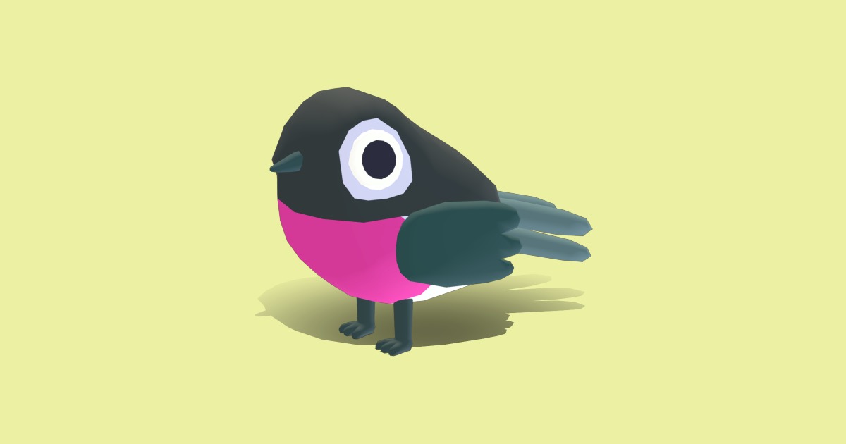 Pink Robin - Quirky Series | Characters | Unity Asset Store