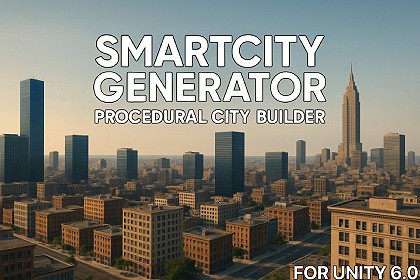 SmartCity Generator - Procedural City Builder For Unity 6.0
