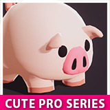 Modular Pig Boar Cute Pro Series