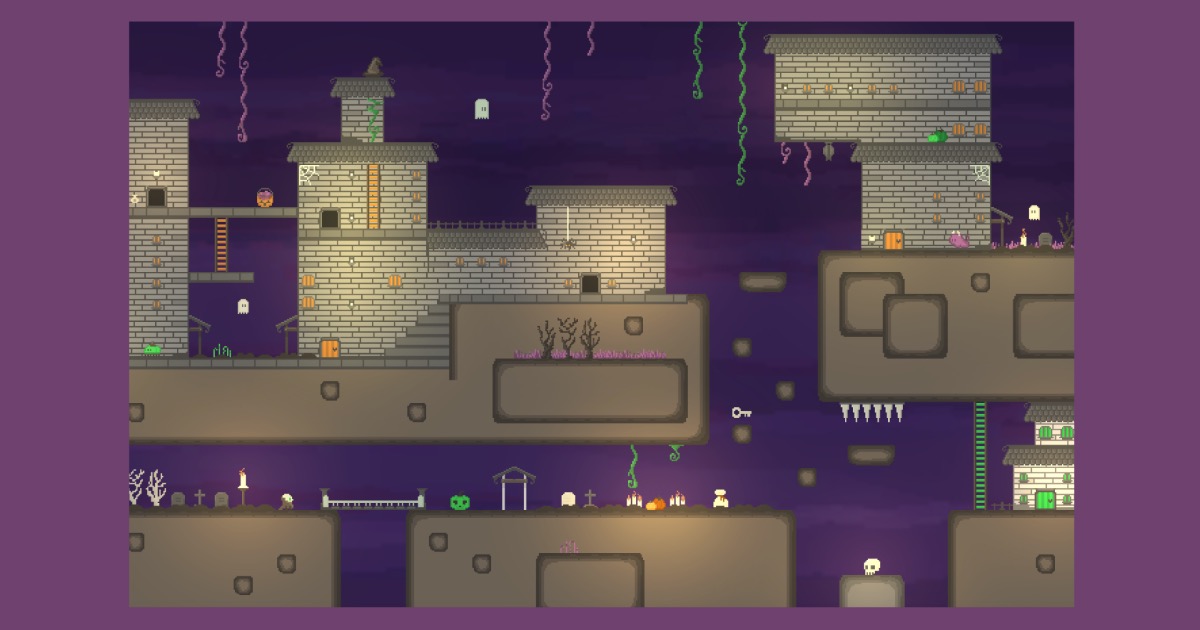 Halloween Platformer Tile Set by muffinespixels | 2D | Unity Asset Store