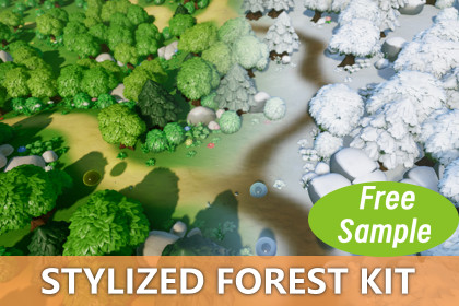 Stylized Forest Kit Samples